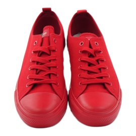 American Club LH06 gebundene Turnschuhe rot 4