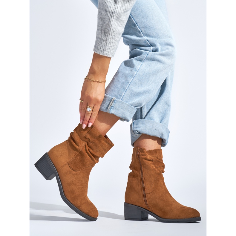 Braune Cowboystiefel für Damen 2