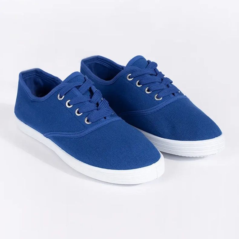 Blaue Kinder-Schnürsneaker 1
