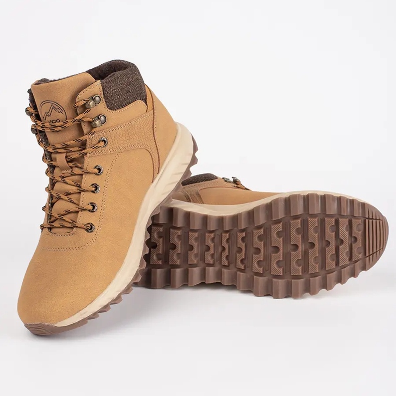 Vico Braune, isolierte Herren-Winterstiefel beige 2