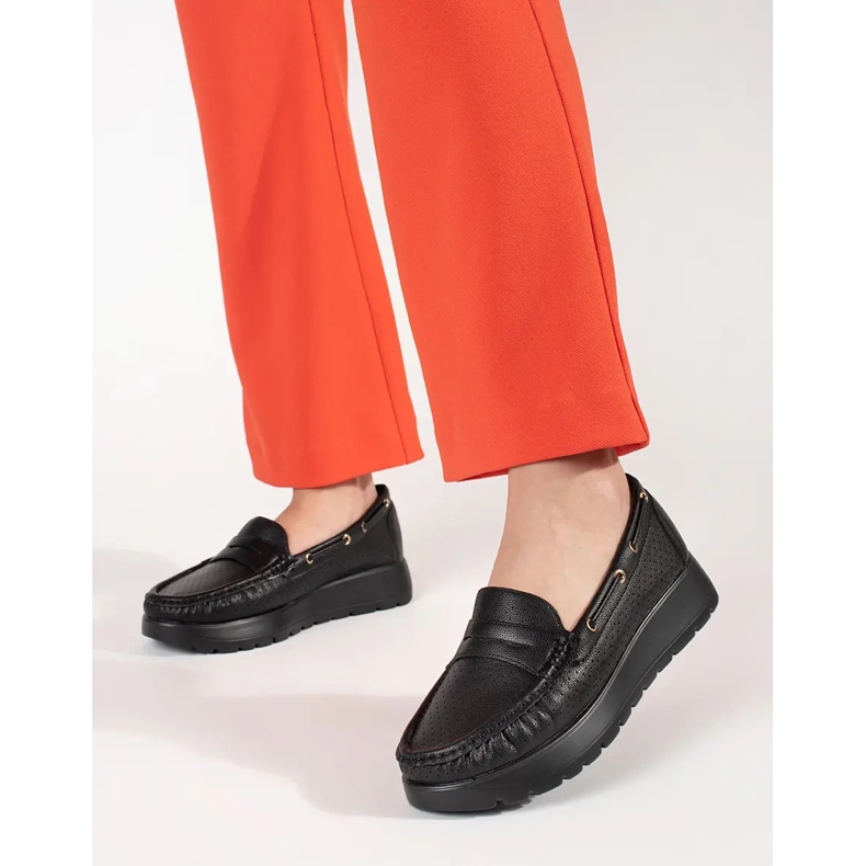 Goodin Stilvolle schwarze Frauen -Slipper 1