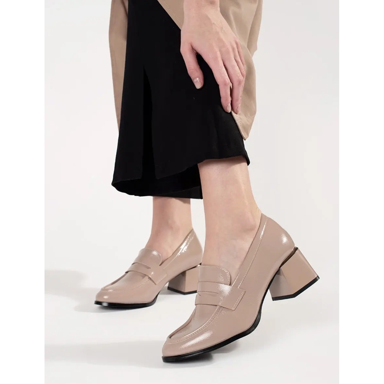Goodin Beige Schuhe mit High Heels 1