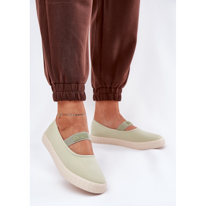 Big Star von Frauen NN274604 Hellgrüne Sneaker 2