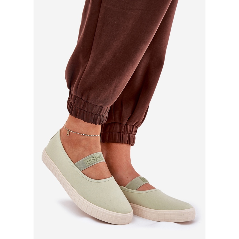 Big Star von Frauen NN274604 Hellgrüne Sneaker 1