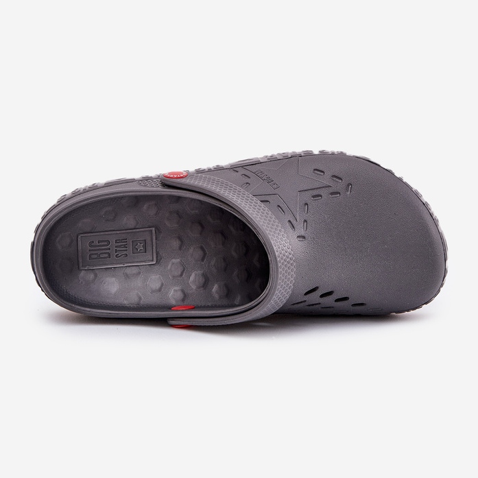 Männer leichte Flip -Flops verstopfen Big Star II175007 Grau 1