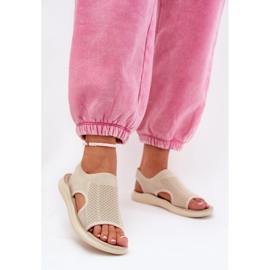 Frauensportsandalen Beige 2