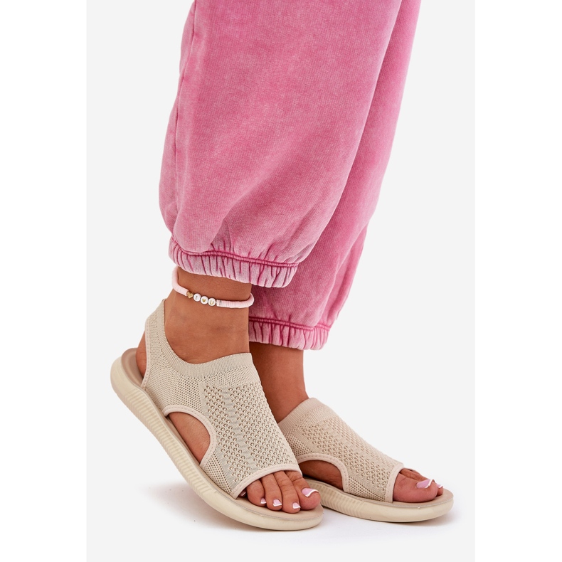 Frauensportsandalen Beige 1