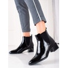 Elegante Chelsea Boots von Sergio Leone schwarz 2