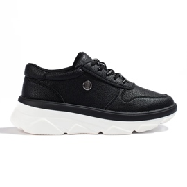 Schwarze Turnschuhe von Vinceza mit dicker Sohle 5