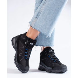 Sport-Trekking-Damenschuhe mit hohem Schaft DK schwarz 2