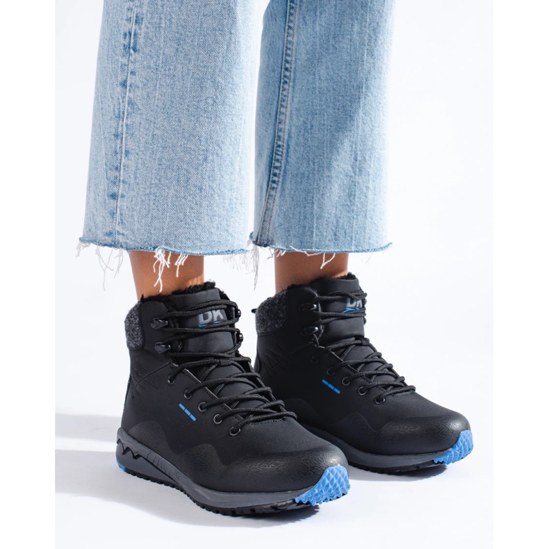 Warmer Damen-Trekkingstiefel DK schwarz 2