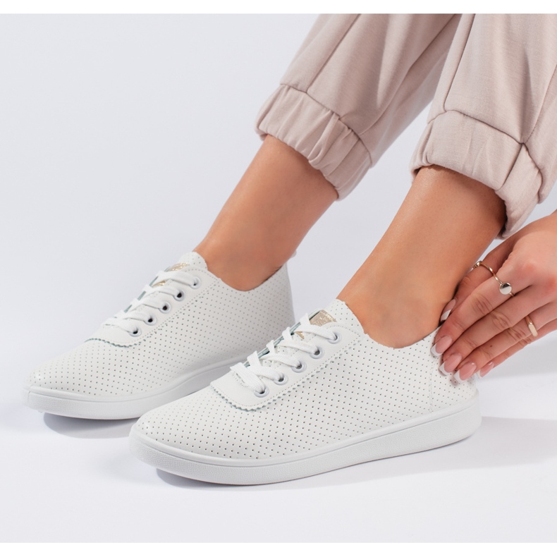 Seastar Weiße Damen-Schnürschuhe 1