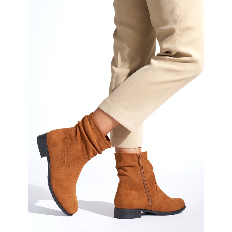 Braune Cowboystiefel für Damen 1