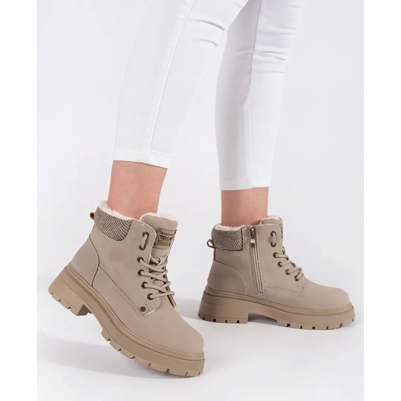 Goodin Beige isolierte Damenstiefel 1