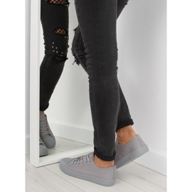 Graue, einfarbige graue NB176-Sneakers für Damen in Grau 2