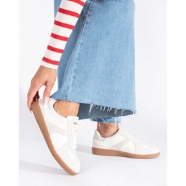 Goodin Weiße Damen-Sneaker aus Leder 1