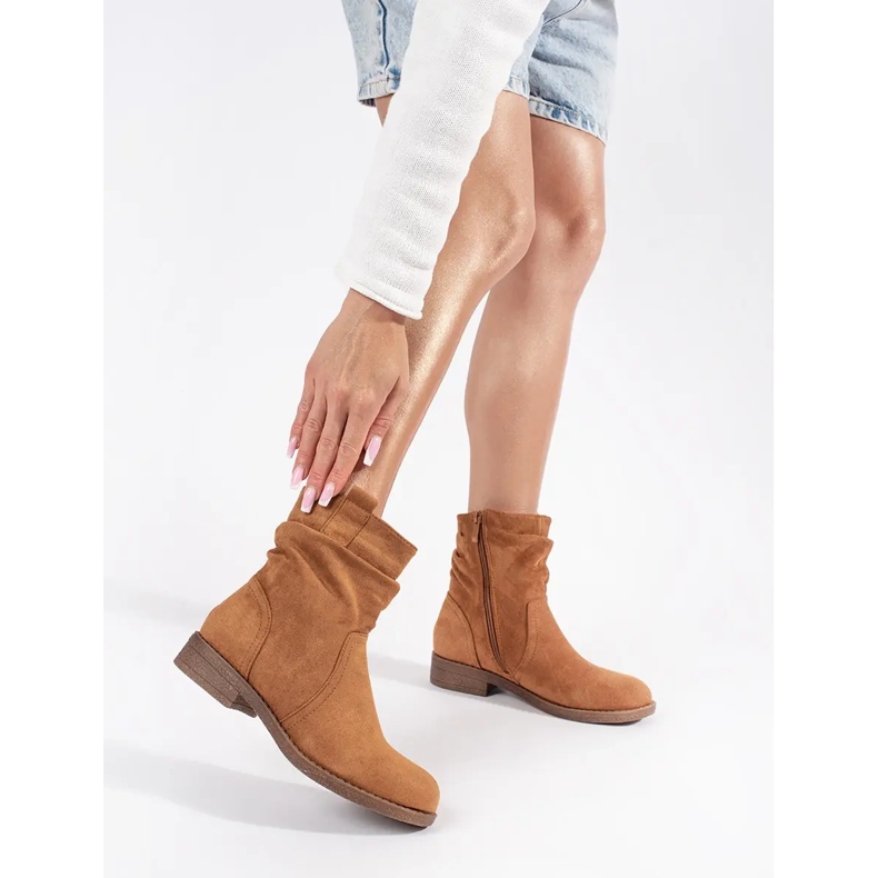 Braune Cowboystiefel für Damen 1