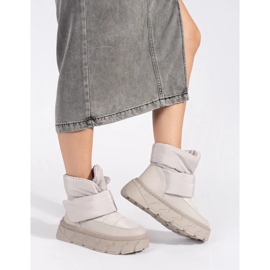 Seastar Graue isolierte Damen-Schneestiefel mit dicker Sohle 1