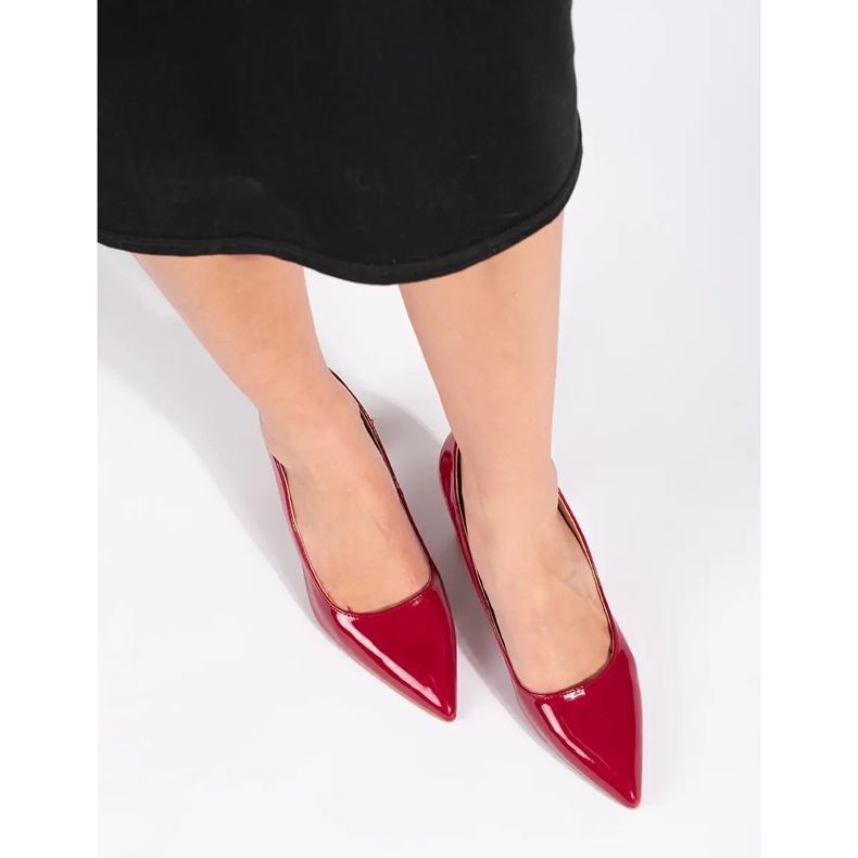 Seastar Elegante rote Lackpumps mit hohen Absätzen 2