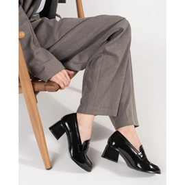 Goodin Schwarze Schuhe mit hohen Absätzen 1