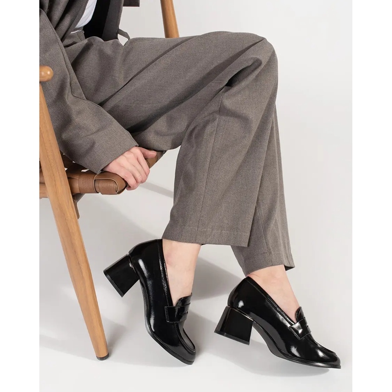 Goodin Schwarze Schuhe mit hohen Absätzen 1