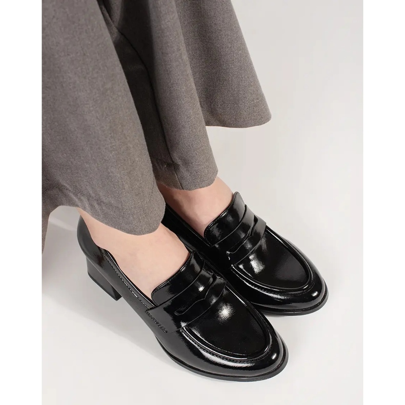 Goodin Schwarze Schuhe mit hohen Absätzen 2