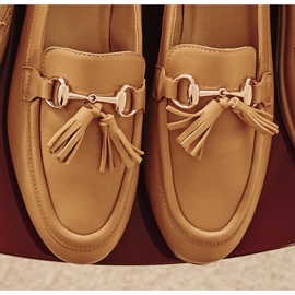 Marco Shoes Leder-Loafer mit Fransen 2199P-003-1 braun 1