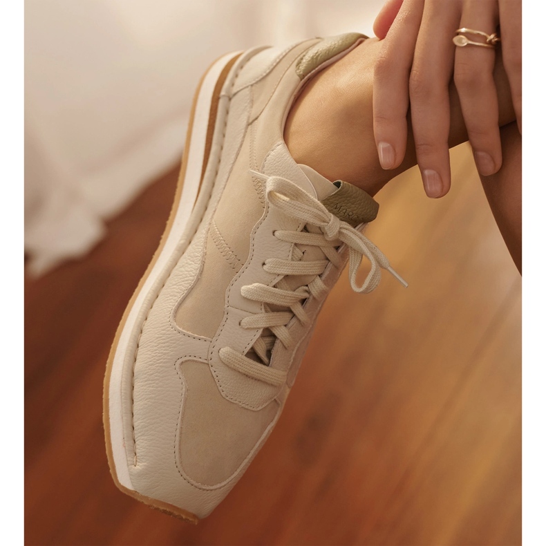 Marco Shoes Torino-Sneaker beige 1