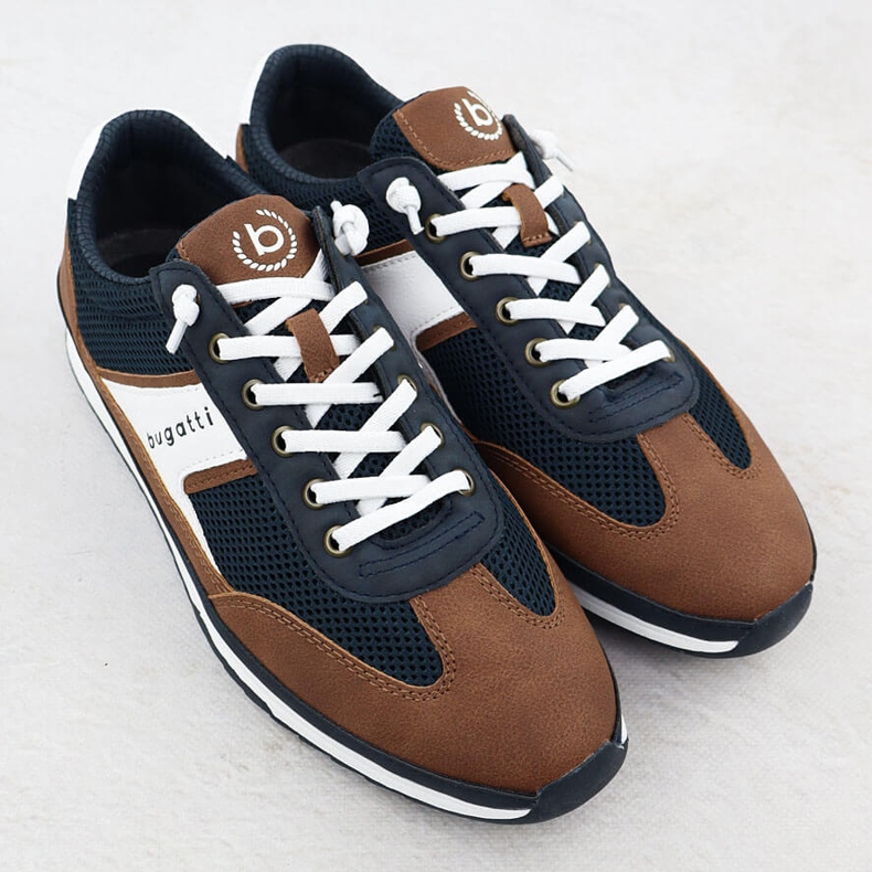 Herren Sportschuhe lässig Marine Blue Bugatti RR153131 blau 1