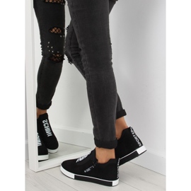 Schwarze Keilsneaker NB168 schwarz 1