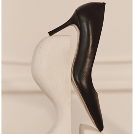 Marco Shoes Elegante Stilettos aus weichem Leder schwarz 2