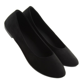 Schwarze, weiche Ballerinas für Damen 1