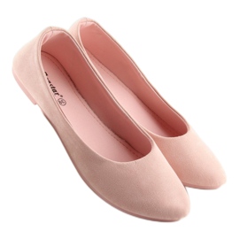 Zartrosa Ballerinas für Damen rosa 1