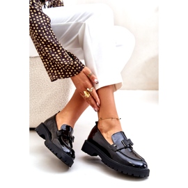 Vinceza 62187 lackierte Moccasins schwarz 3