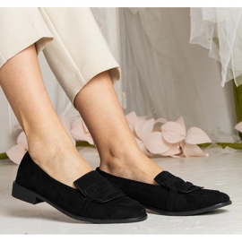 Schwarze Frauen klassische Slipper aus Ekozamsz 2