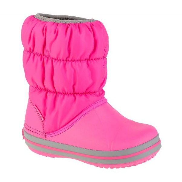 Mädchen Schneestiefel Crocs Winter Puffstiefel 14613-6tr rosa 3