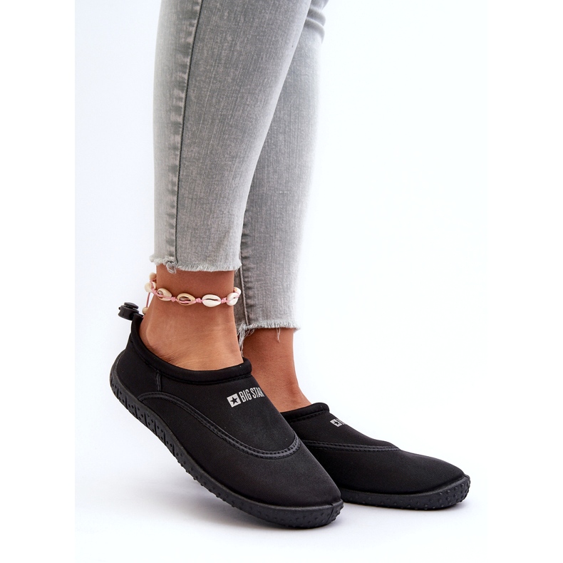 Schwarze Wasserschuhe für Herren Big Star NN174752 1