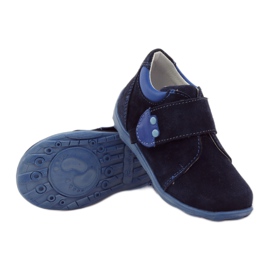 RenBut Klettwälder Lederschuhe 1476 Marineblau 3