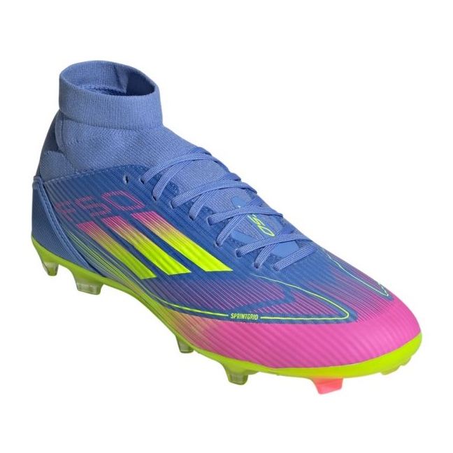 Adidas F50 League FG/Mg Mid JI0436 Fußballschuhe blau 1