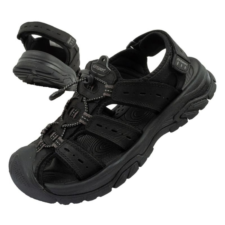 GRISPORT GRISPORT GR-25-01-9029M Schwarze Sandalen 1