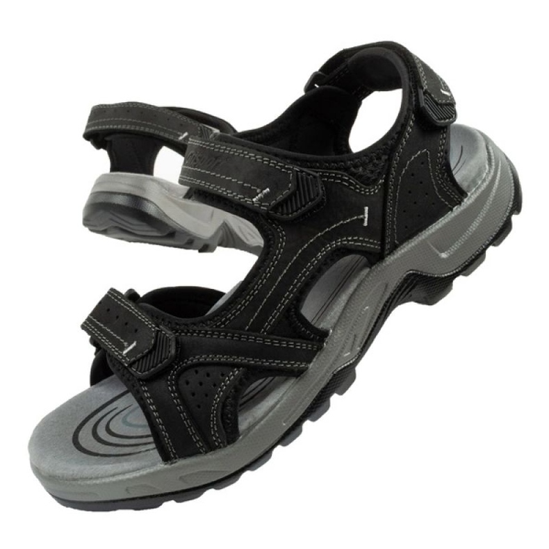 GRISPORT GRISPORT GR-25-01-9027M Schwarze Sandalen 1