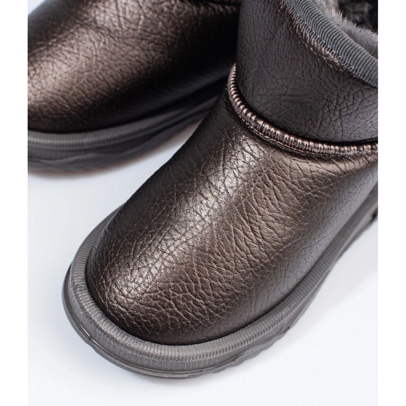 Warme Schneestiefel für Mädchen braun 1