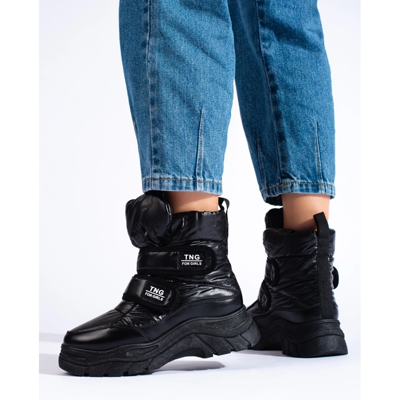 W. Potocki Warme Schneestiefel für Damen von Potocki schwarz 1