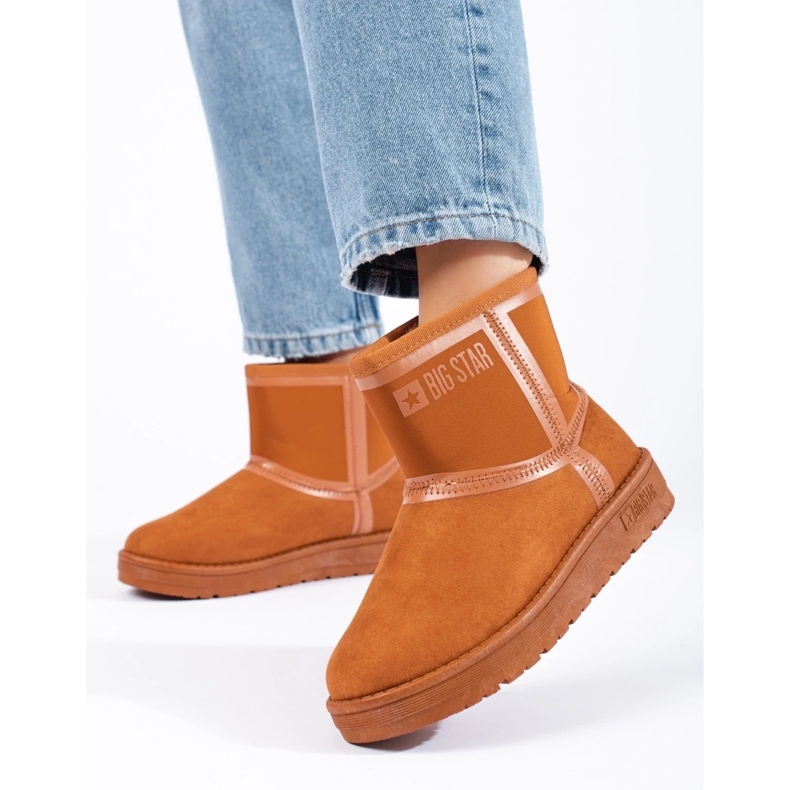 Braune Schneestiefel für Damen Big Star KK274612B 2