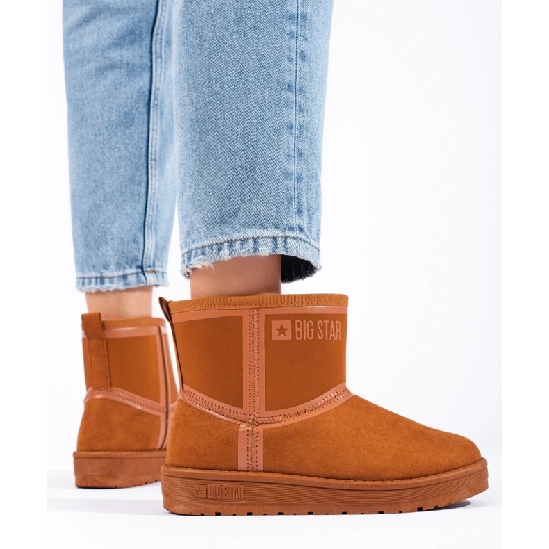 Braune Schneestiefel für Damen Big Star KK274612B 1