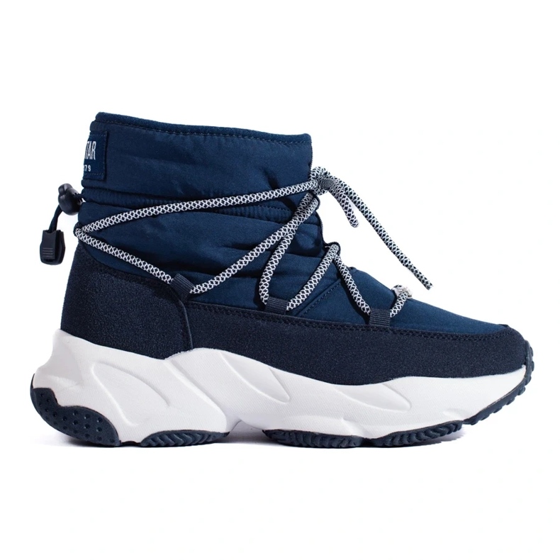 Marineblaue Schneestiefel für Damen Big Star KK274273 2