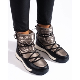 Schneestiefel für Damen Big Star KK274275 golden 1