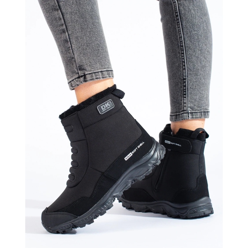 Damen-Trekkingschuhe mit DK-Reißverschluss schwarz 1