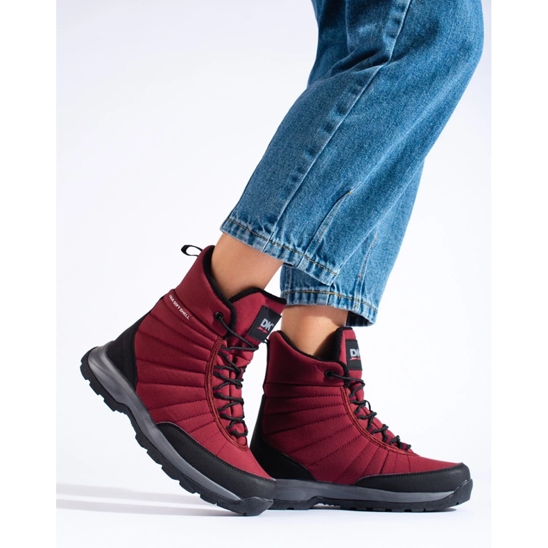 DK aquaproof hohe Trekkingschuhe für Damen schwarz 2