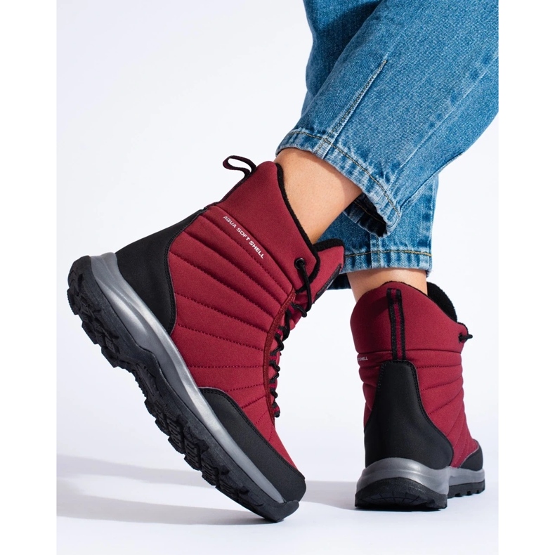 DK aquaproof hohe Trekkingschuhe für Damen schwarz 1